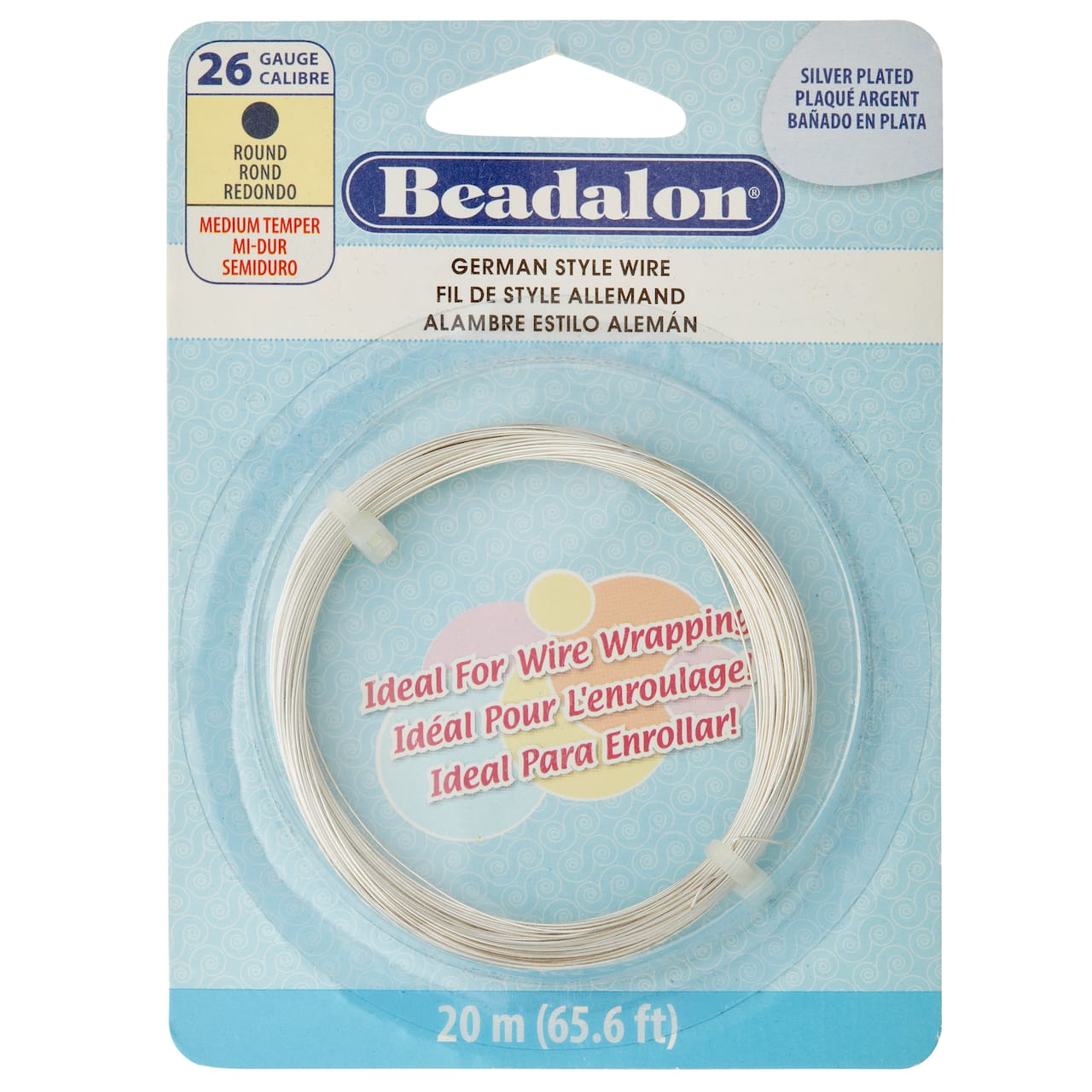 Beadalon&#xAE; German Style Wire, Round, 26 Gauge